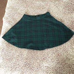 Checkered mini skirt